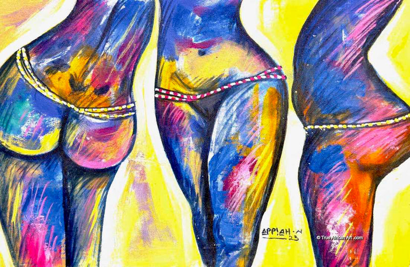 Appiah Ntiaw  |  Ghana  |  "You Want Mer"  |  Original  |  True African Art .com