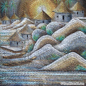 Paul Gbolade Omidiran  |  Nigeria  |  "Cool Serenity"  |  Original and Print  |  True African Art .com