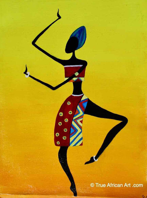 Rhada Malik | Sudan | "R-2" | Original | True African Art .com