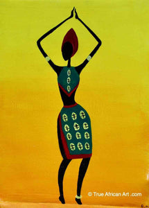 Ghada Malik | Sudan | "R-3" | Original | True African Art .com