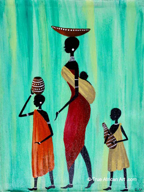 Rhada Malik | Sudan | "R-5" | Print | True African Art .com