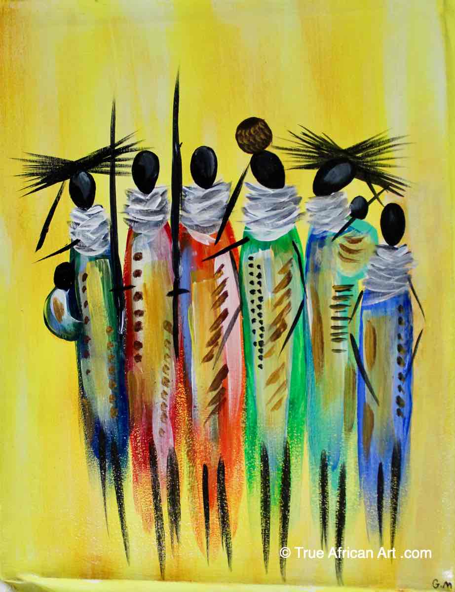 Ghada Malik | Sudan | "R-6" | Original | True African Art .com