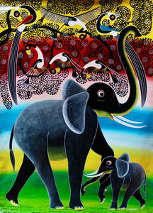 Tingatinga | Tanzania | TT-89 | Hand Painted | True African Art .com
