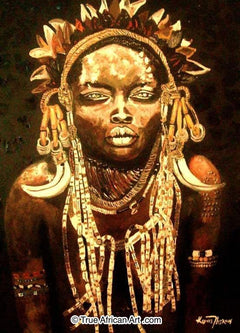 Kowie Theron  |  South Africa  |  "African Beauty"  |  Print  |  True African Art .com