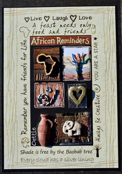 South Africa Cards  -  "African Reminders"  -  True African Art.com
