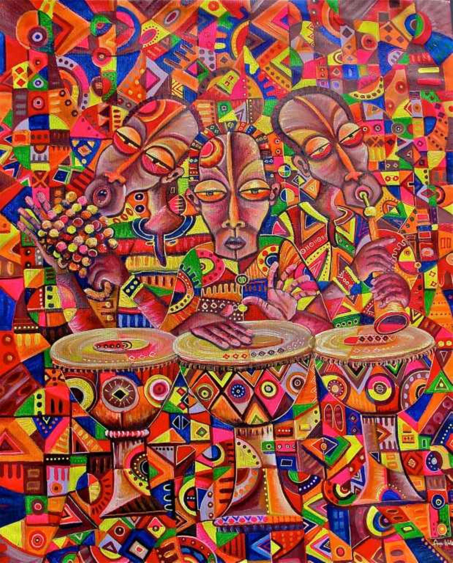 African Artwork | Angu Walters | True African Art .com 