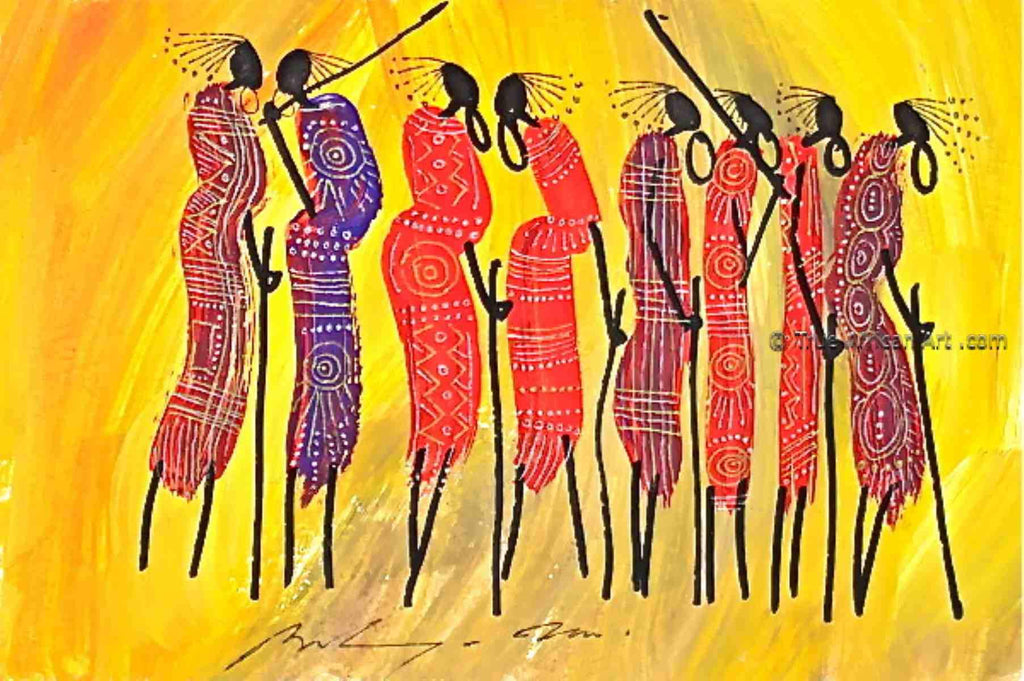 Martin Bulinya  |  Kenya  |  B-138  |  <br> Print  |  True African Art .com