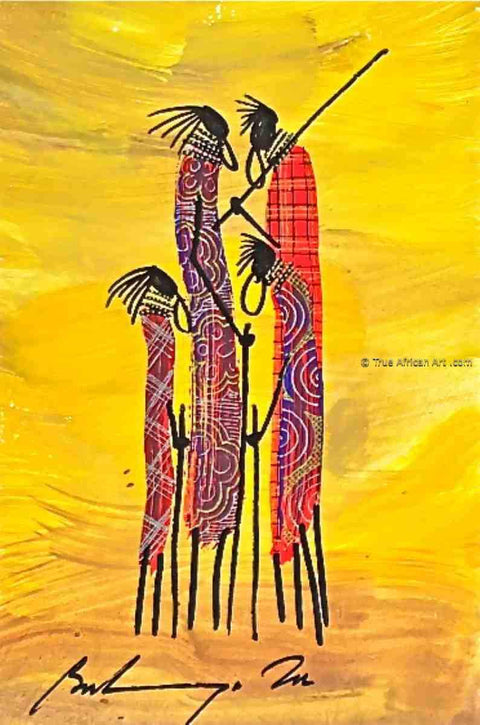 Martin Bulinya  |  Kenya  |  B-149  |  Print  |  True African Art .com