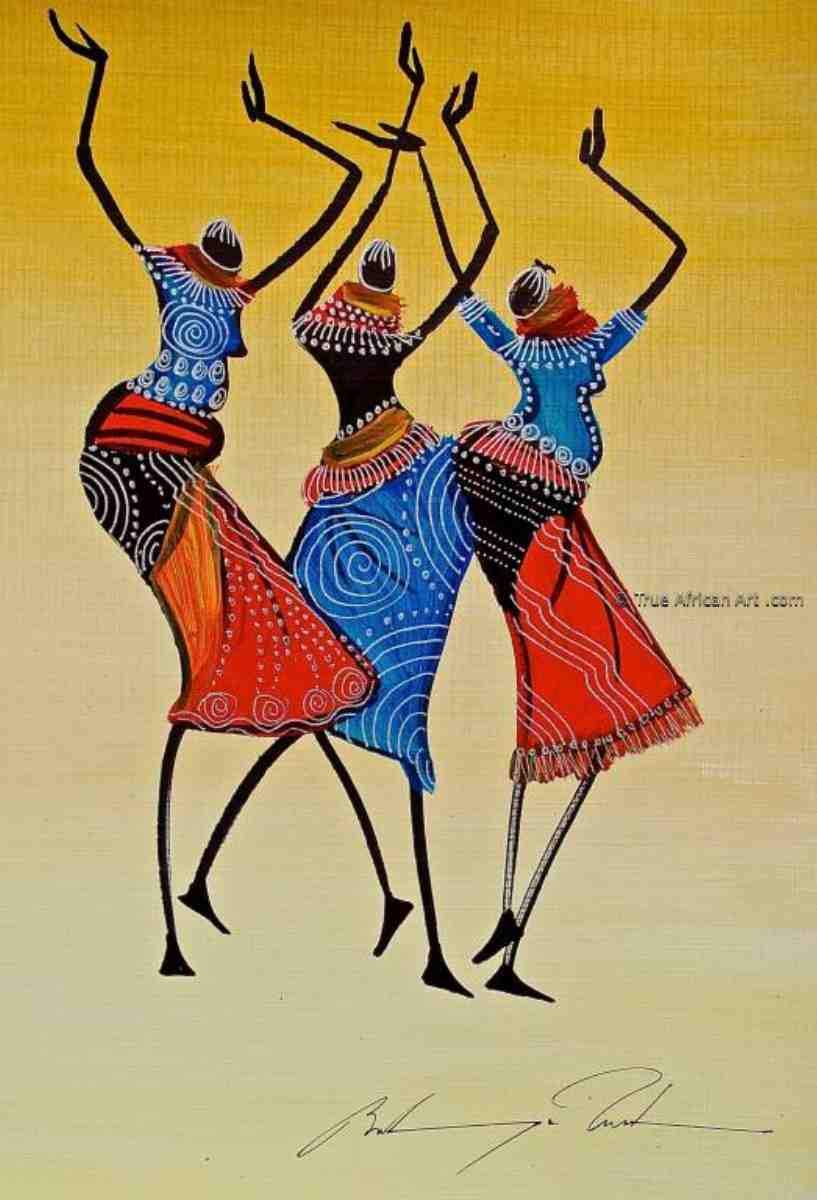 Martin Bulinya  |  Kenya  |  B-261  |  Print  |  True African Art .com