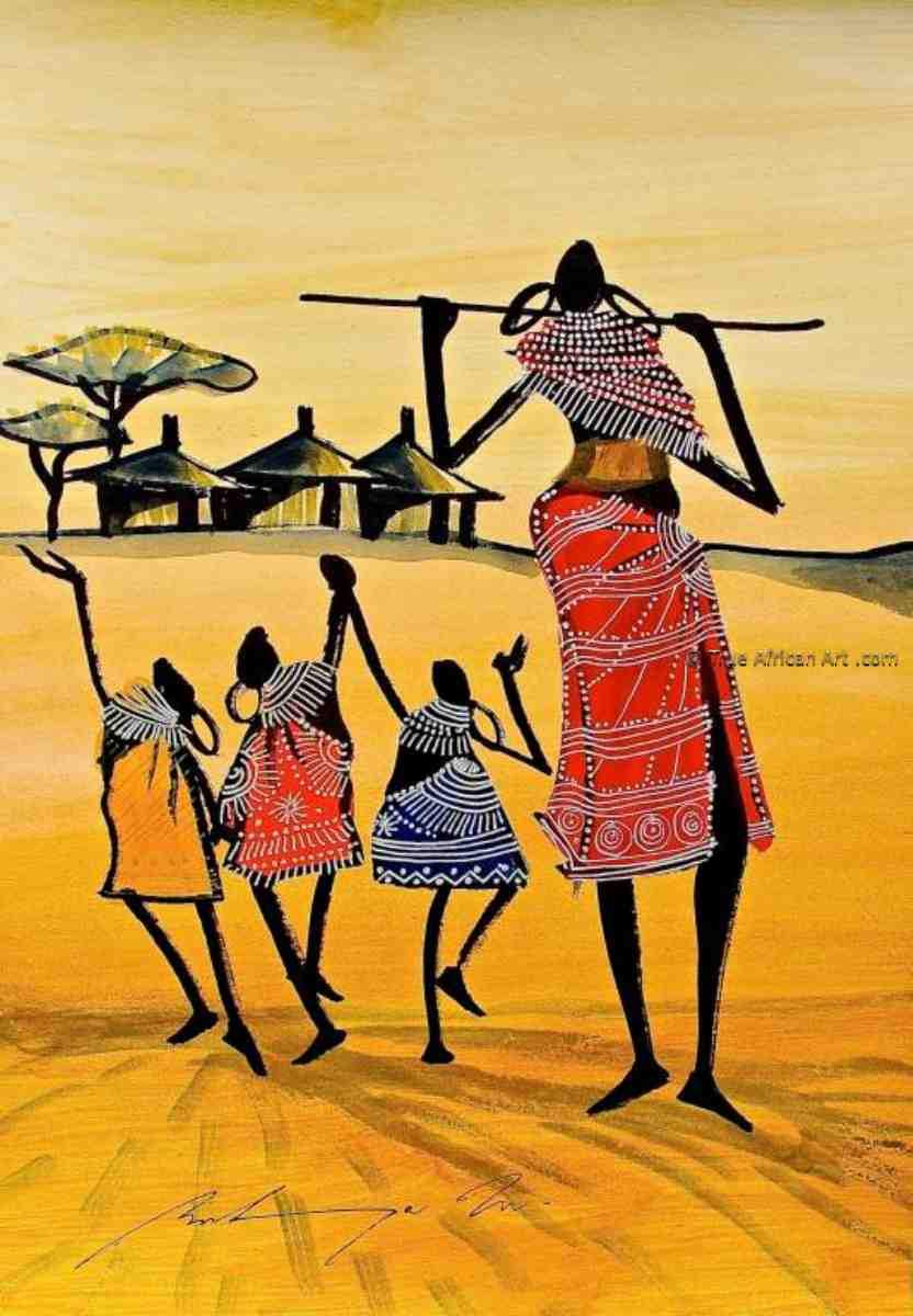 Martin Bulinya  |  Kenya  |  B-279  |  Print  |  True African Art .com
