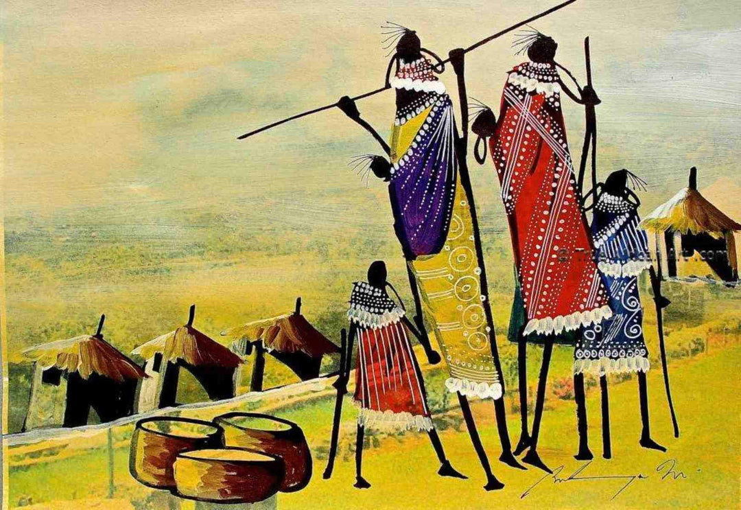 Martin Bulinya  |  Kenya  |  B-282  |  Print  |  True African Art .com