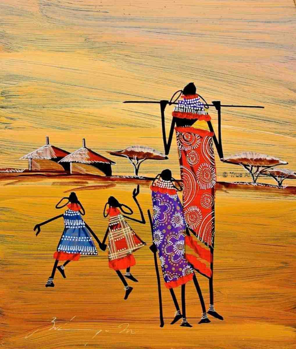 Martin Bulinya  |  Kenya  |  B-283  |  Print  |  True African Art .com