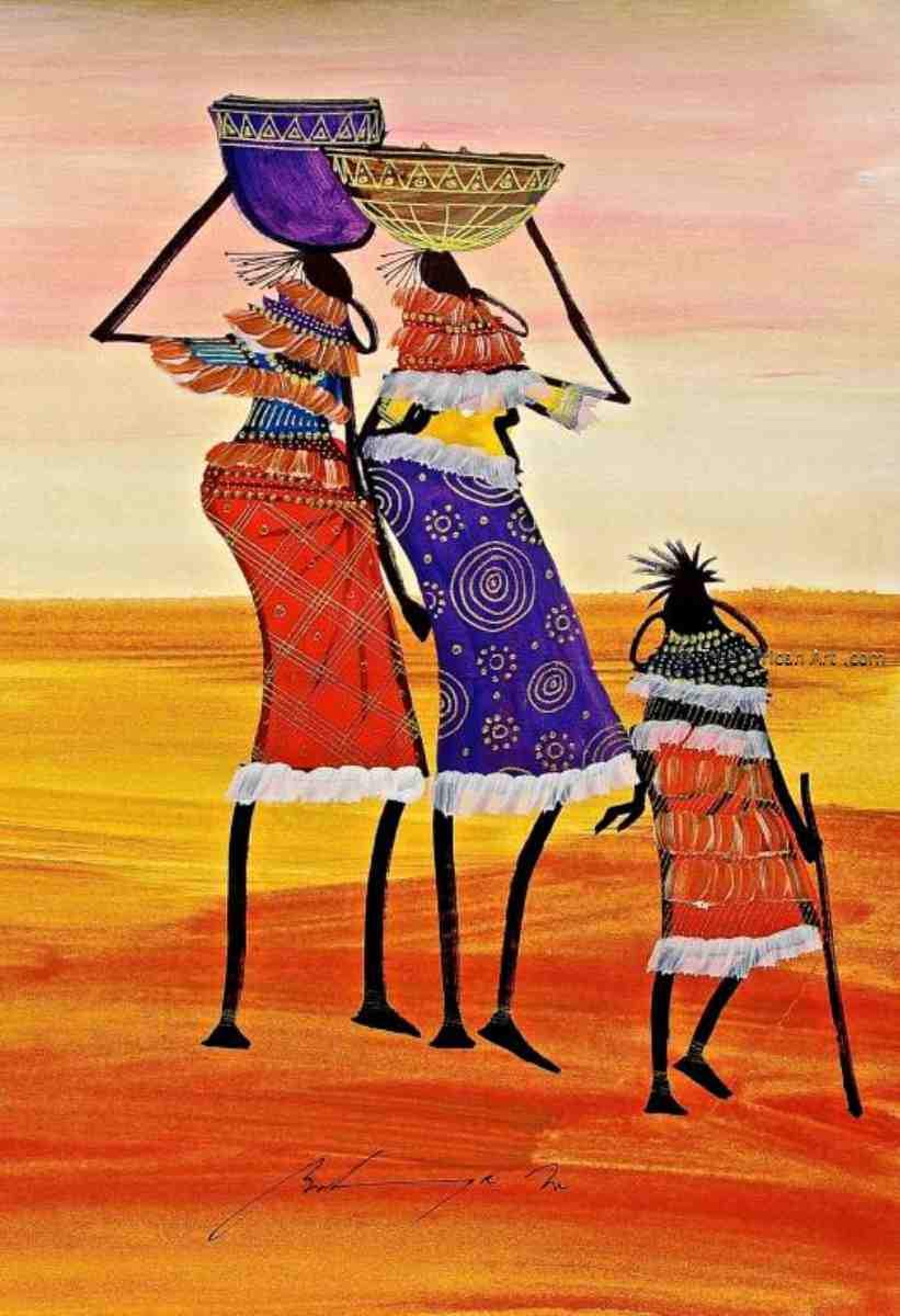 Martin Bulinya  |  Kenya  |  B-306  |  Print  |  True African Art .com
