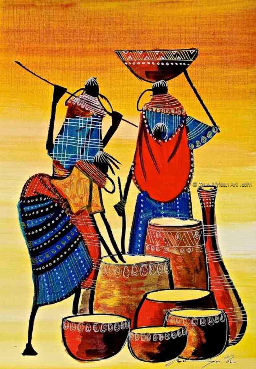 Martin Bulinya  |  Kenya  |  B-313  |  Print  |  True African Art .com