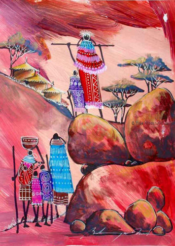 Martin Bulinya  |  Kenya  |  B-326  |  Print  |  True African Art .com