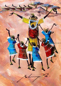 Martin Bulinya  |  Kenya  |  B-337  |  <br> Print  |  True African Art .com