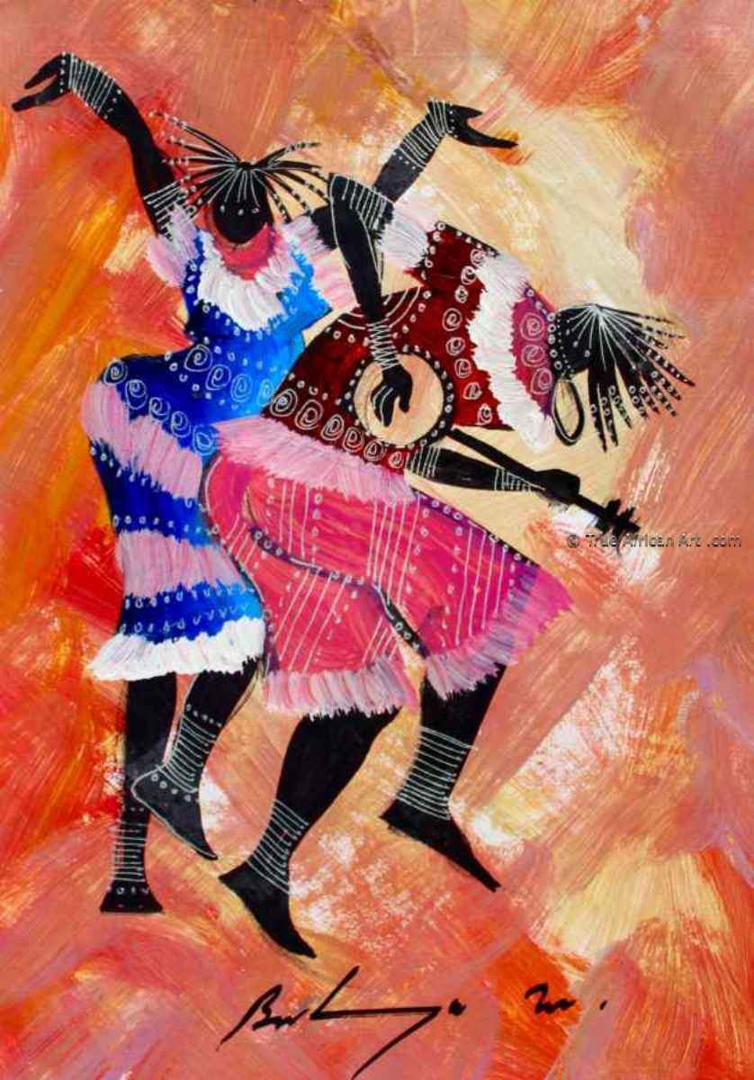 Martin Bulinya  |  Kenya  |  B-345  |  Print  |  True African Art .com