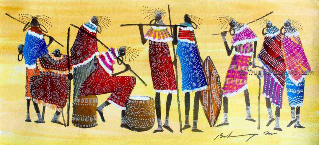Martin Bulinya  |  Kenya  |  B-356  |  Print  |  True African Art .com