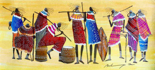 Martin Bulinya  |  Kenya  |  B-356  |  Print  |  True African Art .com