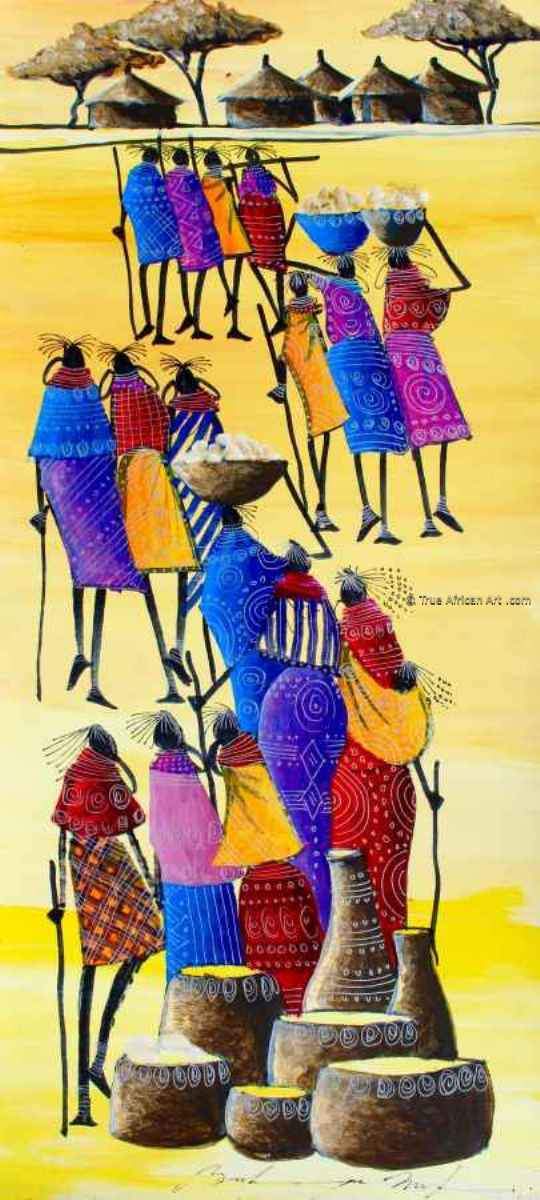 Martin Bulinya  |  Kenya  |  B-360  |  <br> Print  |  True African Art .com