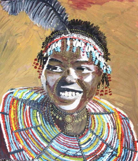 Martin Bulinya  |  Kenya  |  B-378  |  Print  |  True African Art .com