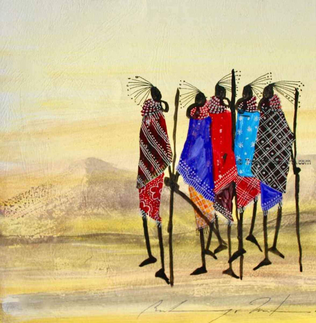 Martin Bulinya  |  Kenya  |  B-382 |  <br> Print  |  True African Art .com