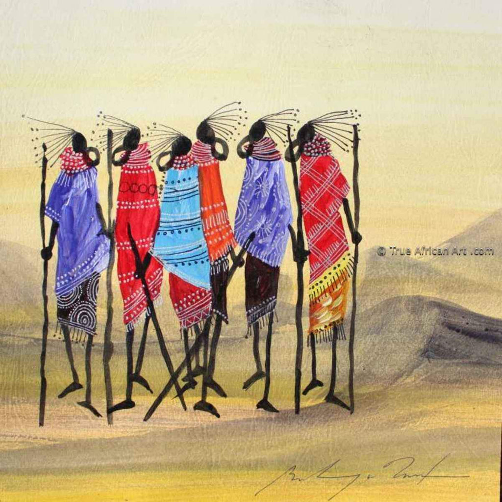 Martin Bulinya  |  Kenya  |  B-383  |  Print  |  True African Art .com