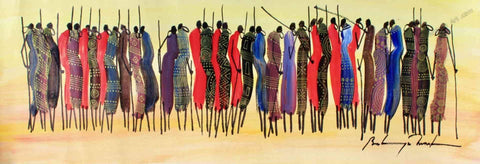 Martin Bulinya  |  Kenya  |  B-384  |  Print  |  True African Art .com