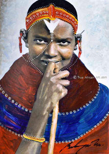 Martin Bulinya  |  Kenya  |  B-410  |  Print  |  True African Art .com
