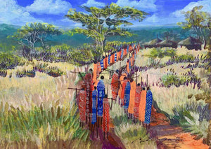Masai Artist Martin Bulinya  |  True African Art .com