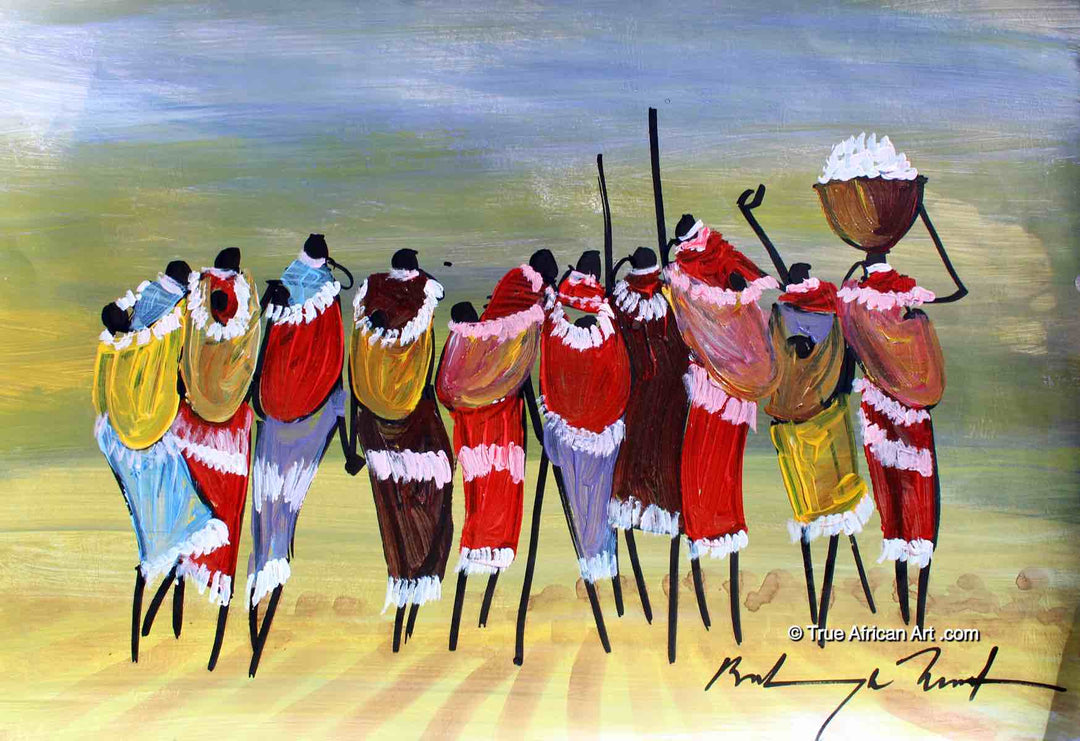 Martin Bulinya  |   Kenya  |  "B-543"  |  Original  |  True African Art .com