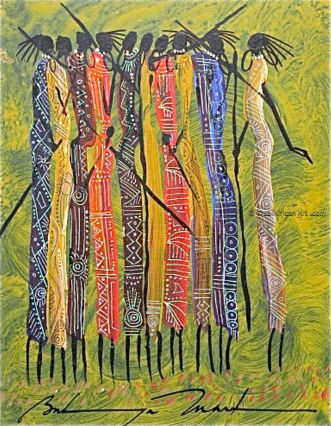 Martin Bulinya  |  Kenya  |  B-57  |  Print  |  True African Art .com