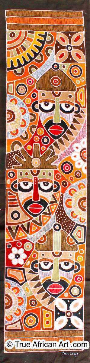 Pedro Langa | Mozambique | "Batik 1" | Original | True African Art .com