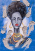 Daniel Akortia  -  "Beauty in Blue"  -  True African Art.com
