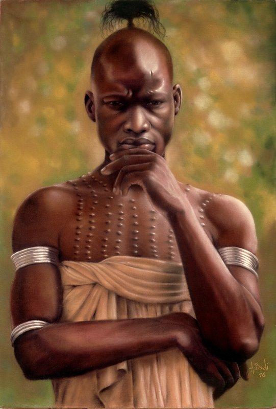 Adbul Badi  |  "Champion"  |  Print  |  True African Art .com