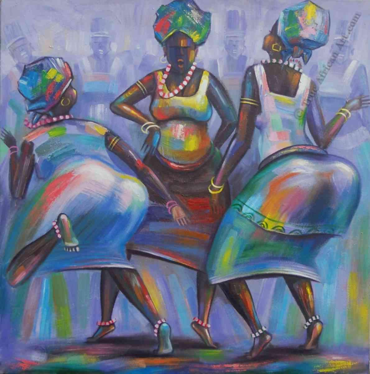 Amakai  |  Ghana  |  "Climax"  |  Print  |  True African Art .com