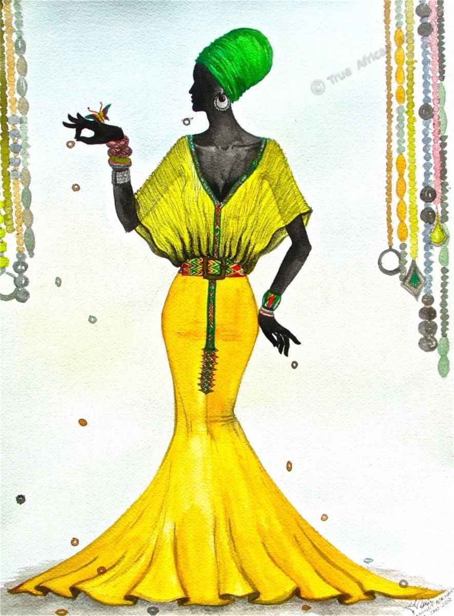 Mahlet  |  Ethiopia  |  Darkness  |  Print  |  True African Art .com