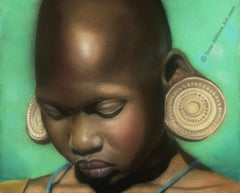 Abdul Badi  |  "Earplugs"  |  Print  |  True African Art .com