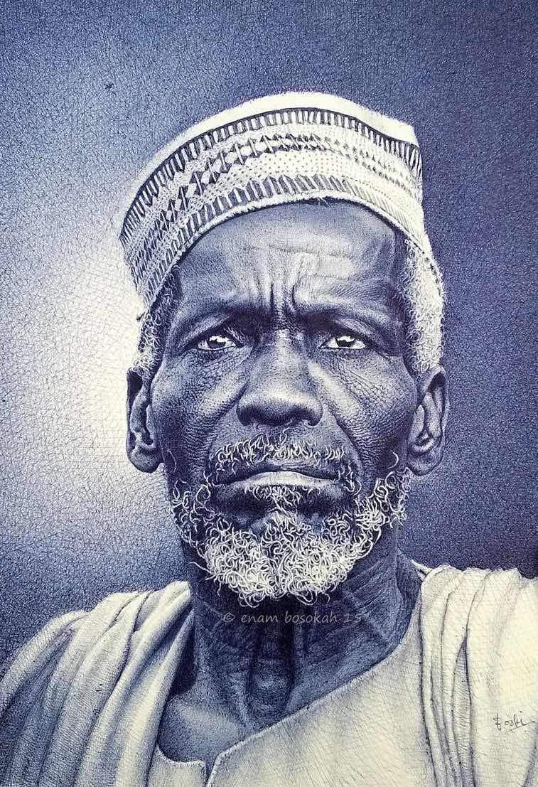 Enam Bosokah  |  Ghana  |  "Elder"  |  True African Art .com