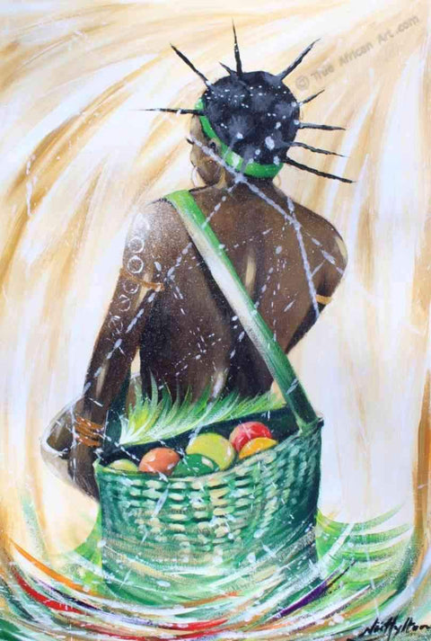 Nii Hylton  |  Ghana  |  Eritrean Harvest  |  Print  |  True African Art .com