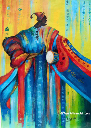 Ernest Budu | Ghana |   "Leader"  | Original | True African Art .com