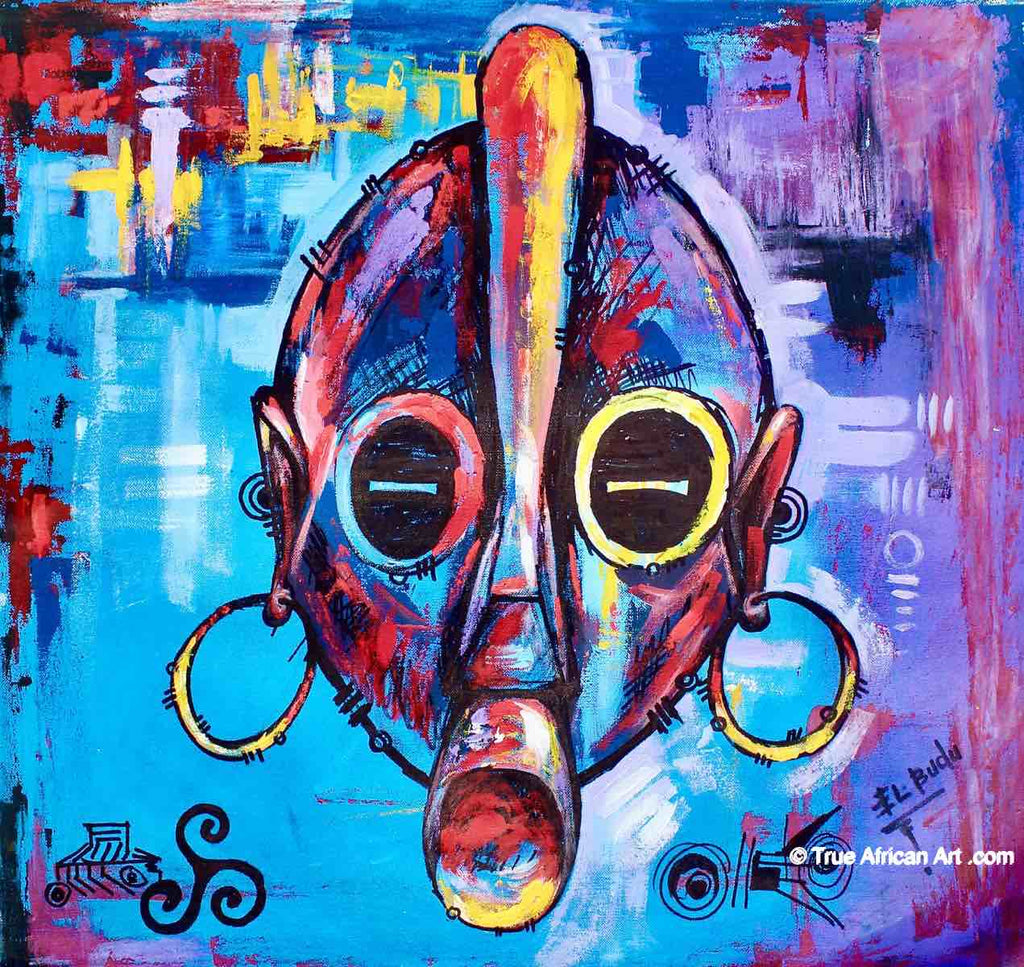 Ernest Budu | Ghana | "Odd" | Original | True African Art .com