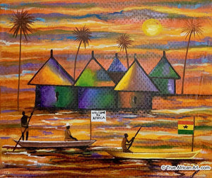 Francis Sampson  |  Ghana  |  F-4 |  True African Art .com