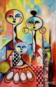 Olumide Egunlae  |  Gambia  |  "Family"  |  True African Art .com