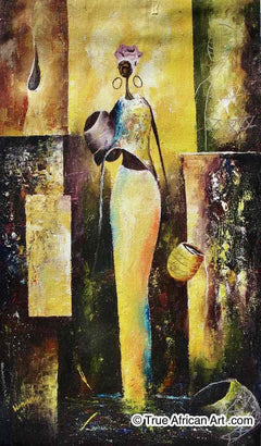 Willie Wamuti  |  Kenya  |  "Half Empty"  |  True African Art .com
