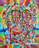 Angu Walters | Cameroon | "Happy Family - 2020" | Original | True African Art .com