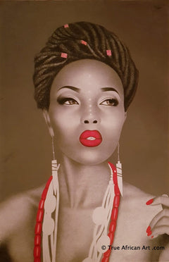 Michael Oguguo | Nigeria | "I Know What I Want" | Original | True African Art .com