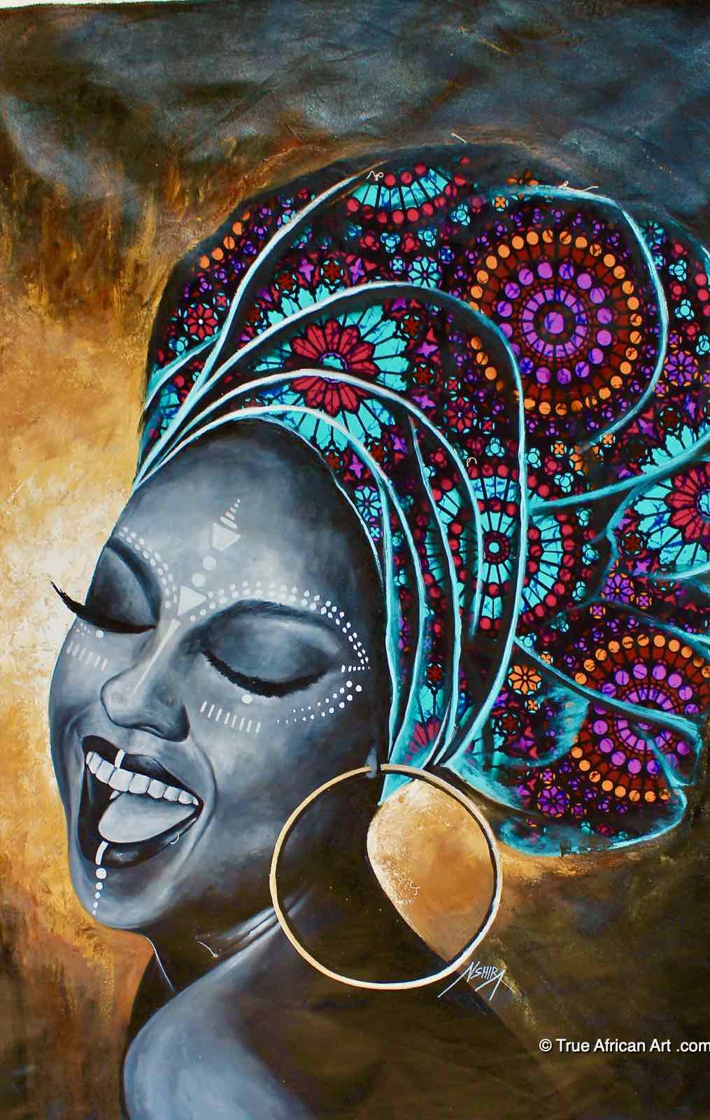 Daniel "Nshira" Akortia  |  Ghana  |  "I Love it!"  |  Original  |  True African Art .com