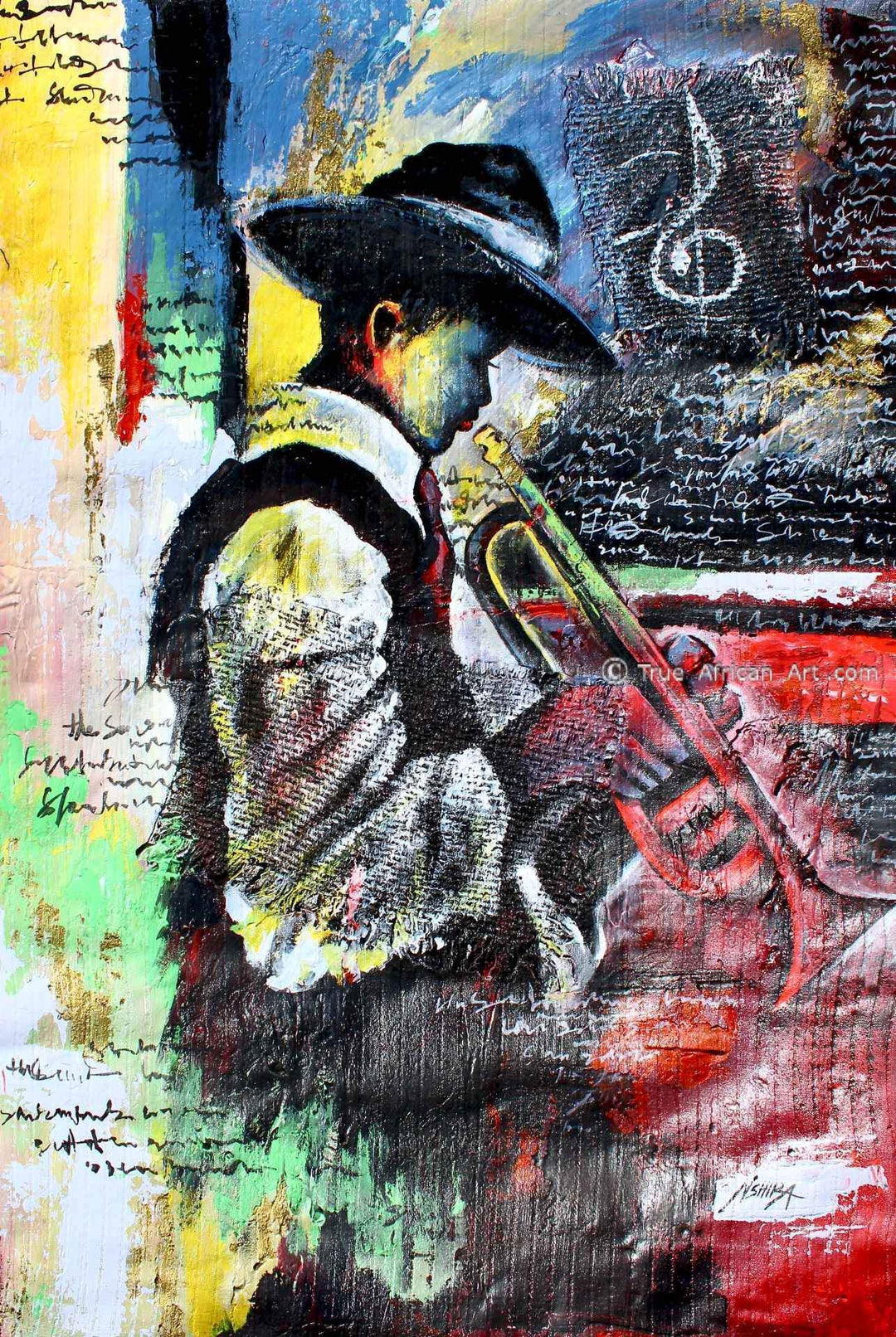 "Jazz" | Daniel Akortia | True African Art .com