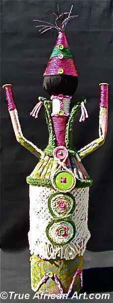 Women Bottle Figures  -  "Jemutai"  -  True African Art.com